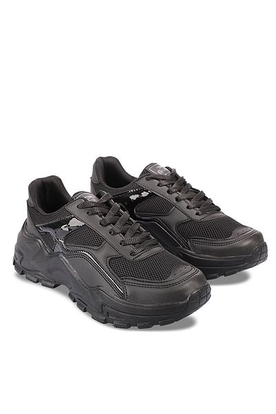 Slazenger Zak Black Patent Leather Women's Sneaker Shoes