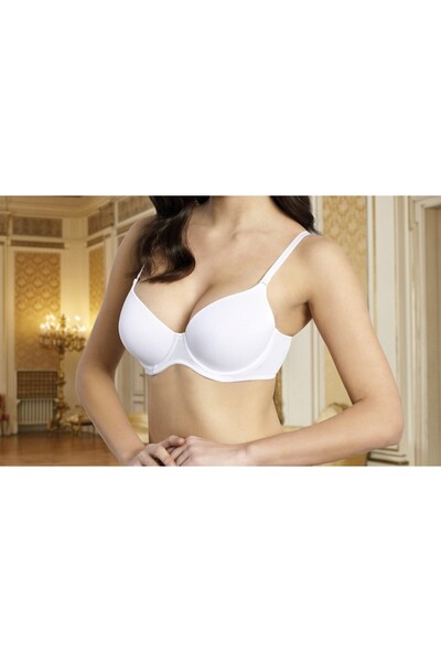 ROZELT Білий бюстгальтер на підкладці для жінок - на бретельках, N.UR.1.9.R.9.0.0.Z.E.L.T