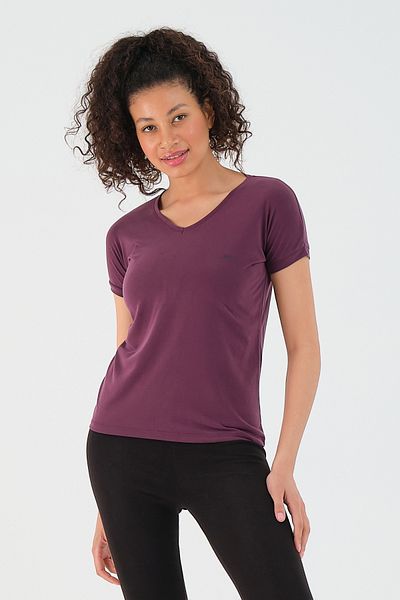 Slazenger Lila Play Damen-T-Shirt