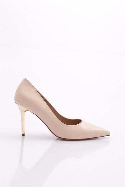 DGN Dámské boty na podpatku model Nude Color 3725