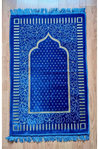 Sarisa Velvet Chipping Prayer Rug Prayer