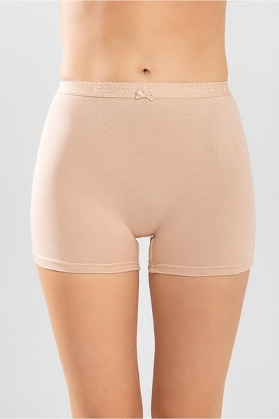 BAYKAR Γυναικείο βαμβακερό Lycra Boxer Σορτς Χρώμα δέρματος