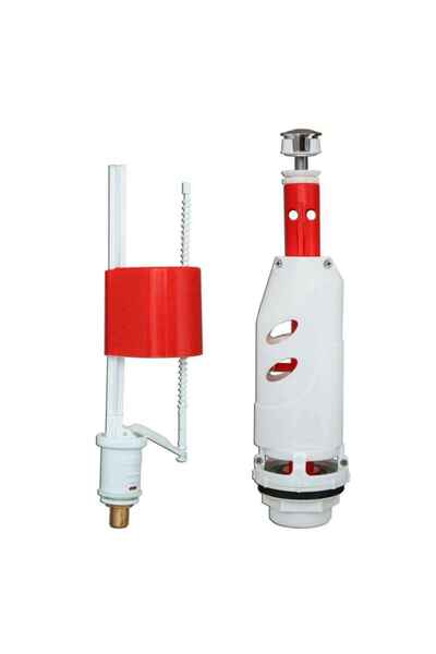 Visam Teos Basmalı Klozet Iç Takımı 1.kalite-sessiz Çalışır-deposu Seramik Olan Tüm Klozetlere Uyar