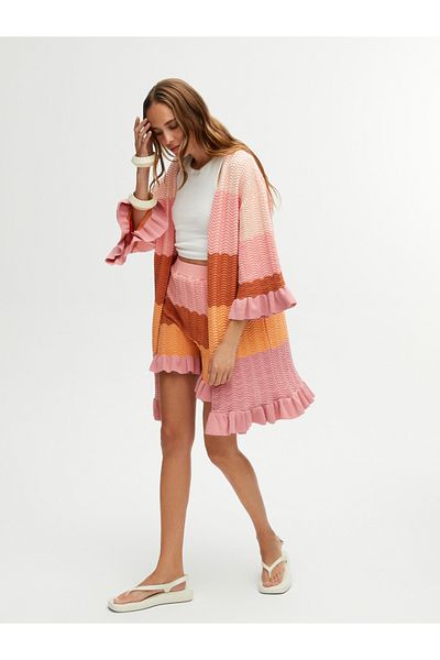 Nocturne Patterned Flounce Shorts