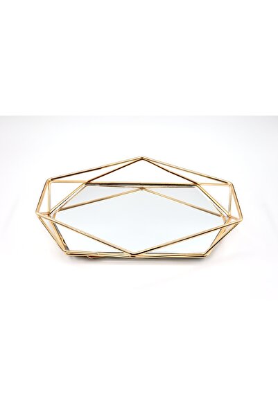 YENİCİ Prizma Aynalı Sunum Tepsisi Küçük Boy (21*30*5)