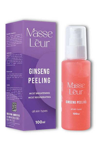 Masse Leur 100 Ml Instantly Remove Dead Skin Strawberry Peeling - Korean Ginseng Extract
