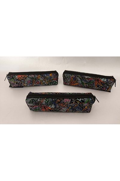 Lizy Μολυβοθήκη με στάμπα Suede Mosaic
