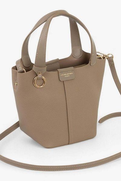 David Jones Camel women's strap handbag