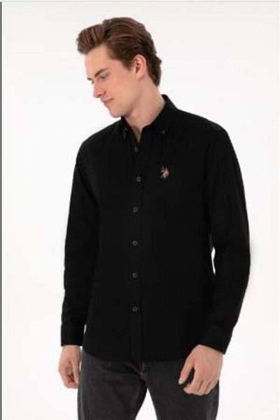 U.S. Polo Assn. Мъжка тъкана риза с дълъг ръкав USPA CEDCOLORREG025 2083079