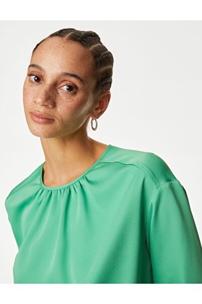 Marks & Spencer Regular Fit Uzun Kollu Bluz