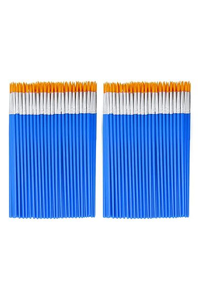 Choice Round 100pcs 100pcs Paint Brushes Set For Kids Acrylic With Flat Round Pointed Paint Brushes Craft W