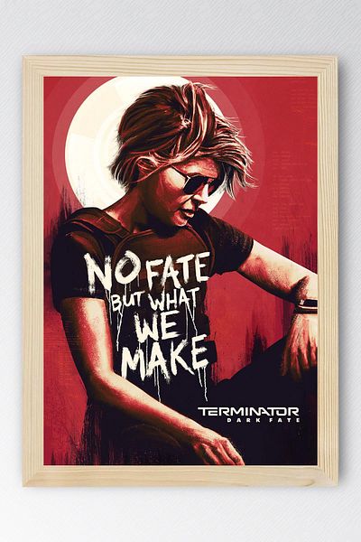 Saturn Pictură înrămată Terminator Dark Fate - Pictură poster film Terminator