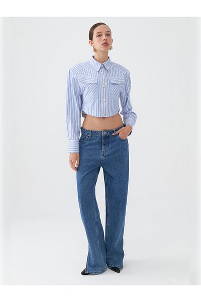 Nocturne Striped Padded Shirt