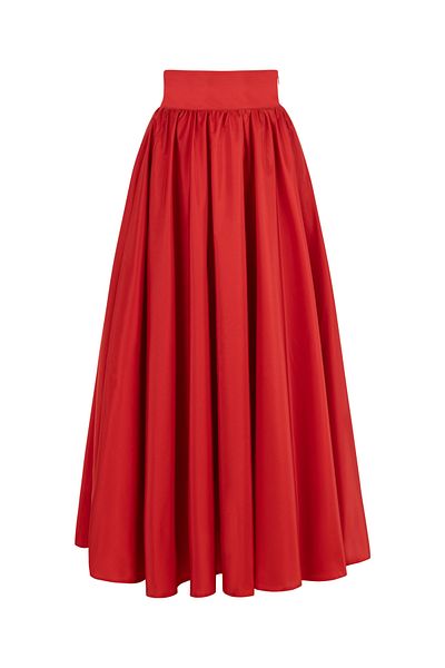 Nocturne High Waist Taffeta Skirt