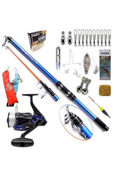 Okuma Fin Chaser 60 Discovery Continental 420m 50-100gr Profesyonel Surf Sazan Kıyı Olta Takımı Seti