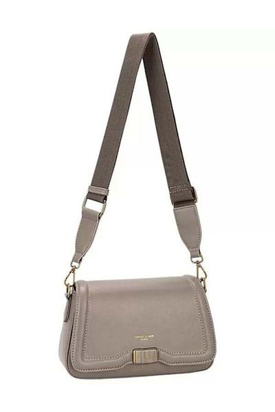 David Jones Gray Women's Shoulder Bag