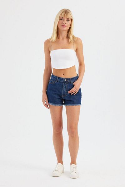 Hiccup crop top με τετράγωνο λαιμό