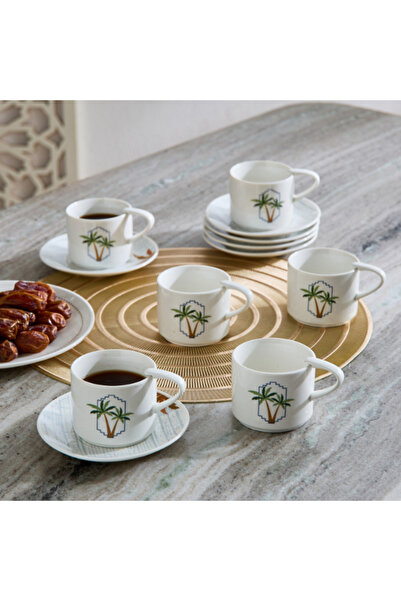 Home Box Nomadic Luxe Tea Cup and Saucer Set of 12