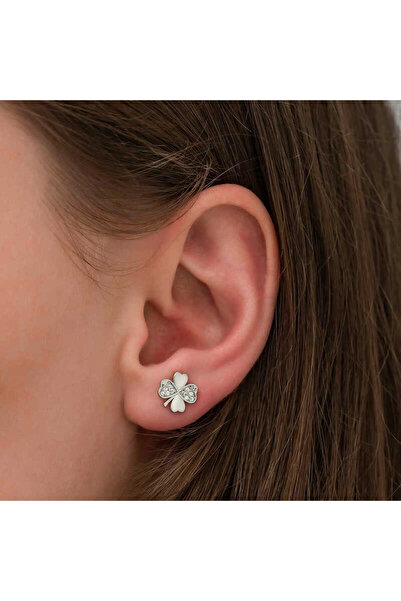 Genel Markalar Gümüş Yonca Küpe