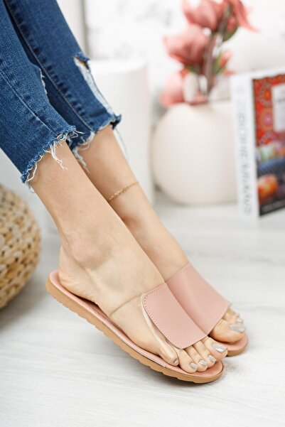 Moda Frato Rose Transparent Women's Slippers Open House Slippers