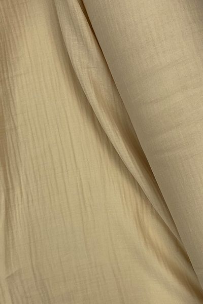 Mu Art Multi-Purpose Muslin Cotton Baby Blanket and Blanket Fabric Muslin Cloth Beige 80