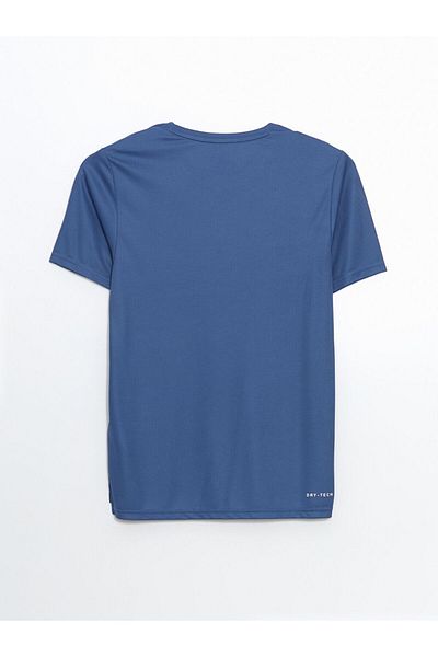 LC Waikiki Xside Active Indigo Crew Neck Short Sleeve Men's Sports T-Shirt