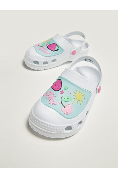 LC Waikiki Appliqued Girls' Perforated Beach Sandals (S1)