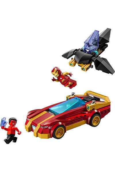LEGO Marvel Iron Man and Black Panther - Red Hulk Trolley