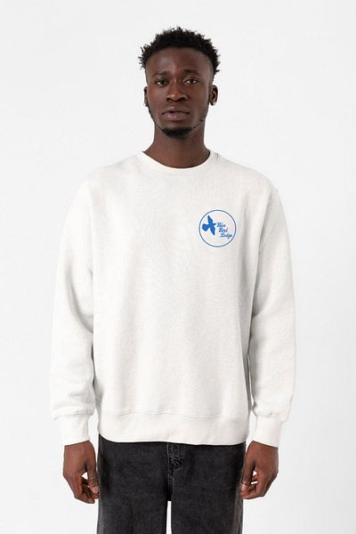 Tshirthane Ανδρικό φούτερ The Mentalist Blue Bird Lodge White 2ip
