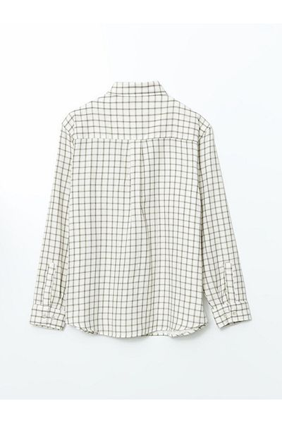 LC Waikiki Koszula męska LCW Vision Relaxed Fit z długim rękawem w kratę