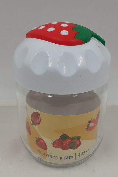 Rasanet Strawberry Patterned Jar 1 Piece 425 Cc Royaleks-Ck425