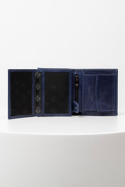 BAYDERİ Luna Genuine Leather Rfid Protected Gentle Men's Wallet with Convenient Coin Tank
