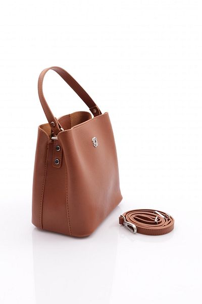 DGN Tan Women's Bag - Back Pocket Detail, Model 41653431