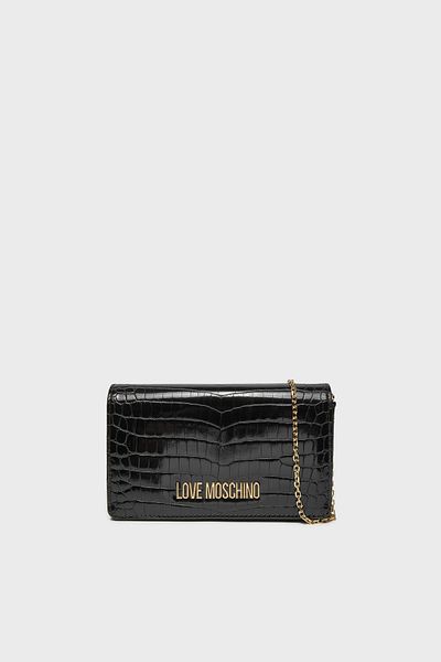 Love Moschino حقيبة يد بحزام سلسلة وشعار تمساح JC4079PP0LKJ0000
