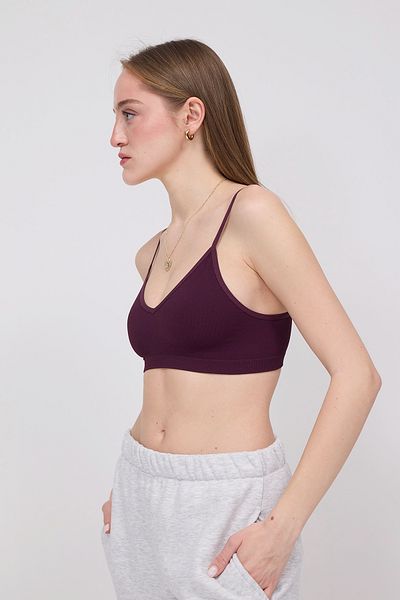 Addax V-Neck Strap Crop Tank Top A007