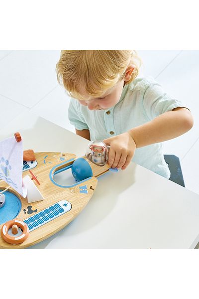 Hape Wooden Toy - Catamaran (18 PIECES)