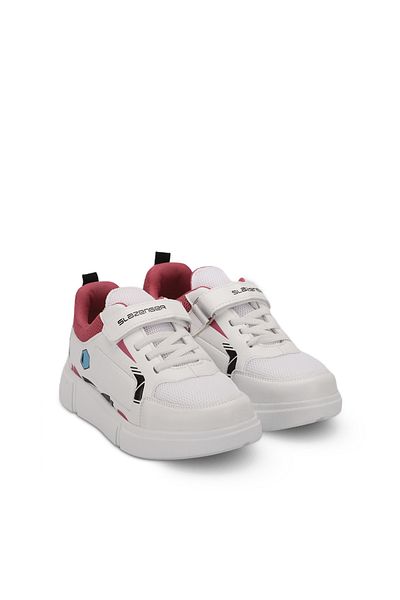 Slazenger Kepa in Girls' Sneaker Shoes White / Fuchsia