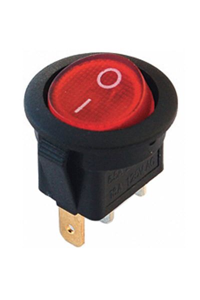 ELEKTROMER مفتاح دائري مضيء 12 فولت (IC-131A)