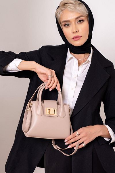 David Jones Women's Handbag and Strap Bag Beige
