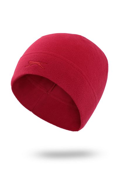 Slazenger Unisex Beret Red Classic - Std Bent Fleece