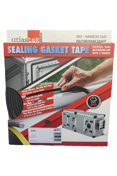 ATLASTEK METAL 5x10.mm / 25.mt نافذة الباب عزل الفتيل شريط عازل