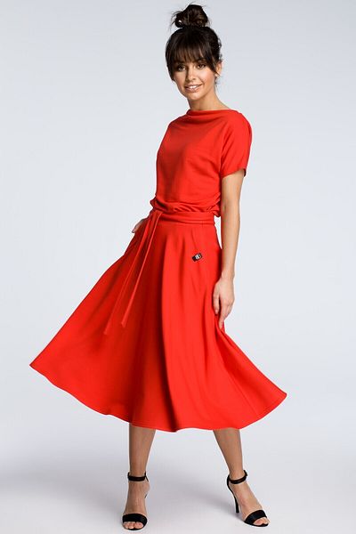 BEWEAR Midi dress with a flared bottom