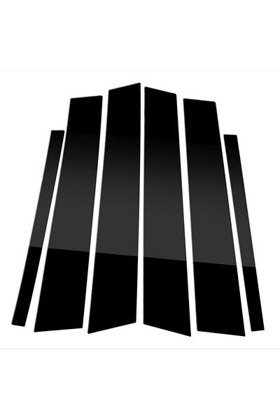 Choice Glossy Black 6pcs For Bmw 1-series F20 2012 2013 2014-2019 Car Glossy Black Window Door Column Bc Pi
