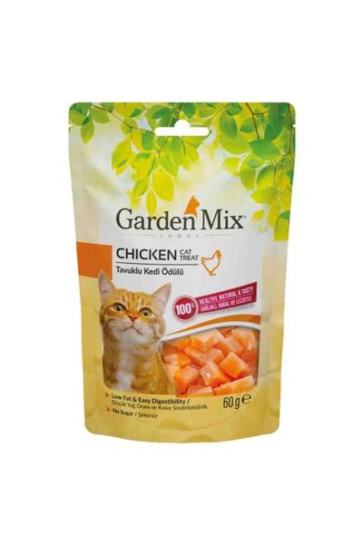 Gardenmix Garden Mix Tavuklu Düşük Yağlı Şekersiz Kedi Ödül Maması 60 Gr - Pe...