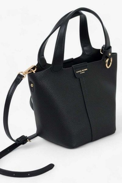 David Jones Women's Strap Handbag Black