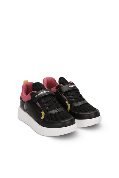 Slazenger Kepa in Girls' Sneaker Shoes Black / Fuchsia