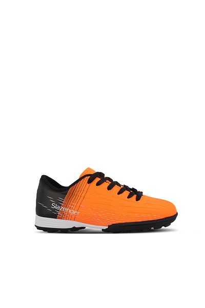 Slazenger Pantofi de fotbal pentru baieti - portocaliu neon / negru Score I Hs