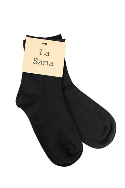La Sarta Bamboo Black Socks