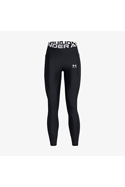 Under Armour Heat Gear Rib Kadın Siyah Antrenman Tayt