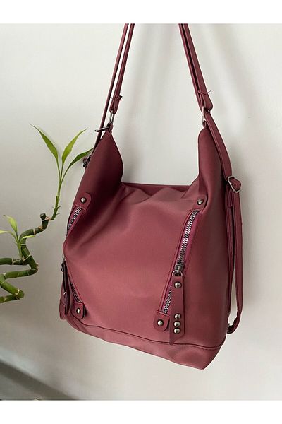 ESNEVA Women's Multi-Compartment Waterproof Zippered Backpack Suitable for Daily Use